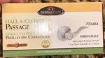 Design House Hall & Closet Passage Springdale Satin Nickel 2-WAY Latch 700484. Fixed Price $14.99.