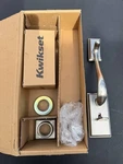 Kwikset 98001-175 Hawthorne Handleset Single Cylinder Satin Nickel Open Box. Fixed Price $45.00.
