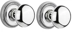 Nostalgic Warehouse Rope Rosette With New York Knob Privacy 2.375" Bright Chrome. Fixed Price $69.99.