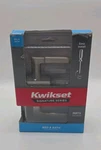 Kwikset 730PHL Perth Satin Nickel Square Straight Bed/bath Door Handle 97301-046. Fixed Price $22.00.
