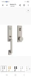 Baldwin Reserve Seattle Single Cylinder Deadbolt Satin Nickel. Fixed Price $170.00.