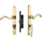 Secure Your Storm Door Instantly - Polished Gold Handle + Mortise Lock. Fixed Price $154.99.