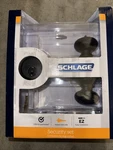 Schlage Plymouth Matte Black Keyed Entry Door Knob Combo Pack FB50N 622. Fixed Price $19.95.