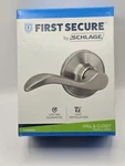 First Secure By Schlage Hall Closet Handle Interior Non Locking W/assembly. Fixed Price $20.00.