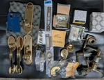 Huge Lot Baldwin Brass Barclay Door Knob Set Please Read. Fixed Price $390.00.