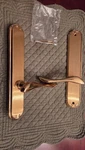 Pella Inactive Fixed Right Lh Handle Set French Door Polished Brass- New. Fixed Price $175.00.