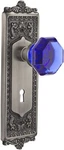 Nostalgic Warehouse 721580 Egg & Dart Plate With Keyhole Passage Waldorf Cobalt. Fixed Price $164.57.