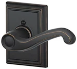 Schlage F170-FLA-ADD-RH Flair Right Handed Non-turning One-sided Bronze. Fixed Price $38.69.