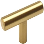 Cosmas 25 Pack 305BB Brushed Brass Cabinet Hardware Euro Style Bar Knob -. Fixed Price $66.55.