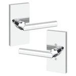 Baldwin Dummy Door Lever Set Polished Chrome Rectangle Non Turning Two Sided. Fixed Price $50.00.