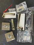 Baldwin Pv.tub.csr Tube Privacy Leverset, Square Rose, Polished Nickel. Fixed Price $54.99.