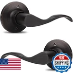 Mengico 4 Set Door Handles Interior Oil Rubbed Bronze Lever Lock. Fixed Price $70.70.