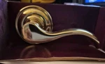Baldwin Estate Wave Lever 95455.030.RDM Polished Brass Right Dummy Nos Usa Vtg. Fixed Price $56.00.