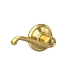 Schlage F10 605 Flair Door Lever, Hall & Closet Passage Lock, Bright Brass. Fixed Price $45.77.