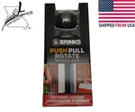 Brinks Push Pull Rotate Exterior Locking Door Knob Latch Tuscan Bronze New. Fixed Price $74.03.