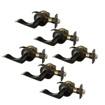 Design House Stratford Metal Passage Doorknob In Oil Rubbed Bronze 6 Pack. Fixed Price $138.28.