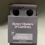 Set (matte Black Finish) Pack Of 10 Better Homes & Gardens New. Fixed Price $8.70.