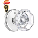 Clctk Crystal Glass Door Knobs Interior .privacy, Polished Chrome. Fixed Price $60.99.