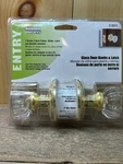 Brand New Defender Security E-2317 Glass Door Knobs & Latch Gold Tone Metal. Fixed Price $20.00.