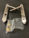 Emtek Satin Nickel Multipoint, Stuttgart Lever 1171STUUS15RH. Fixed Price $277.99.