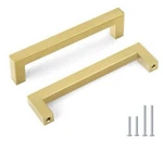Goldenwarm 40-PACK 5 Cabinet Pulls Brushed Brass Modern Drawer Handles. Fixed Price $19.99.