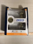 Damaged Box - Schlage Keyed Entry Plymouth Knob Deadbolt Combo Security Set FB50. Fixed Price $29.99.