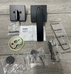 Kwikset 971SALSQT-514 Singapore Lever Single Cylinder Interior Pack -matte Black. Fixed Price $18.99.