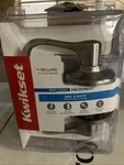 Kwikset Dorian Satin Nickel Privacy Lever. Fixed Price $19.70.