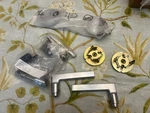 Omnia 943/00.PR26D Privacy Door Lever Set W/943 Style Handle & Round Rose. Fixed Price $119.95.