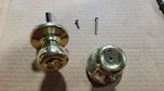Kwikset Bed & Bath Door Knob (missing Pieces, Broken Lock). Fixed Price $8.99.