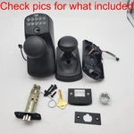 Schlage Keypad Entry With Flex Electronic Lock, Matte Black. Fixed Price $39.95.