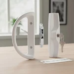 Sliding Door Handle Set With Mortise Lock Perfect For Home Security. Fixed Price $79.09.