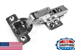 Berta 10X Half Overlay Soft Close Frameless Hinges 110 6-WAY Cam Adjust. Fixed Price $47.74.