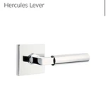 Emtek 5050HECUS26 Hercules Lever Dummy Non-turning Two-sided Chrome Preown. Fixed Price $36.00.