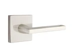 Emtek 5210HLORHUS15 Privacy Square Rosette Helios Lever Satin Nickel. Fixed Price $152.00.