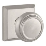 Baldwin PSTRATSR150 Traditional Passage Door Knob With Square Rose, Satin Nickel. Fixed Price $55.99.