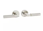 Signature Hardware Yasmeen Brass Passage Set, Lever, Left Hand, Polished Nickel. Fixed Price $99.95.