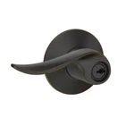 Schlage Sacramento Universal Aged Bronze Keyed Entry Door Handle F51 716. Fixed Price $44.99.