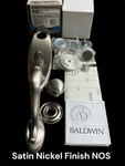 Baldwin 85380-150-FD Dummy Door Handle Kit Satin Nickel Finish Buckingham Nos. Fixed Price $139.99.