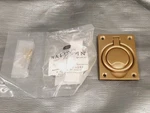 Baldwin 0395033 Flush Ring Pull Vintage Brass Finish *new*. Fixed Price $41.33.