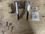Emtek 5210HLORHUS15 Helios Lever Handle With Square Rosette *parts Only*. Fixed Price $39.99.