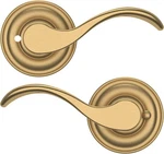Baldwin 5455V033PRIV Privacy Door Lever Set W/wave - Brass. Fixed Price $299.00.