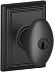 Schlage F51A-SIE-ADD Siena Keyed Entry Single Cylinder Door Knob Black. Fixed Price $54.98.