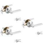 Annfuz 3 Packs Keyed Alike Entry Door Lever Set,exterior Interior H. Fixed Price $89.51.