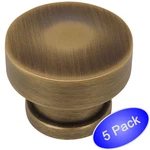 *5 Pack* Cosmas Cabinet Hardware Brushed Antique Brass Knob #704BAB. Fixed Price $12.05.