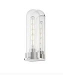 Hudson Valley 7800-PN Polished Nickel Wall Sconce Irwin Collection. Fixed Price $55.00.
