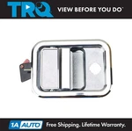 Trq Front Metal Exterior Door Handle Chrome & Black Side For Freightliner. Fixed Price $64.95.