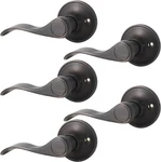 5 Pack Probrico Dummy Oil Rubbed Bronze Lever Handle Door Lock Knob Left Handed. Fixed Price $49.95.