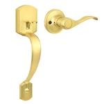 Probrico Gold Front Door Handle, Heavy Duty Entry With Interior Reve. Fixed Price $81.59.