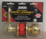 Legend 809052 Keyed Brass Door Lock Scroll Handle Entry Leverset Right Left J. Fixed Price $50.00.